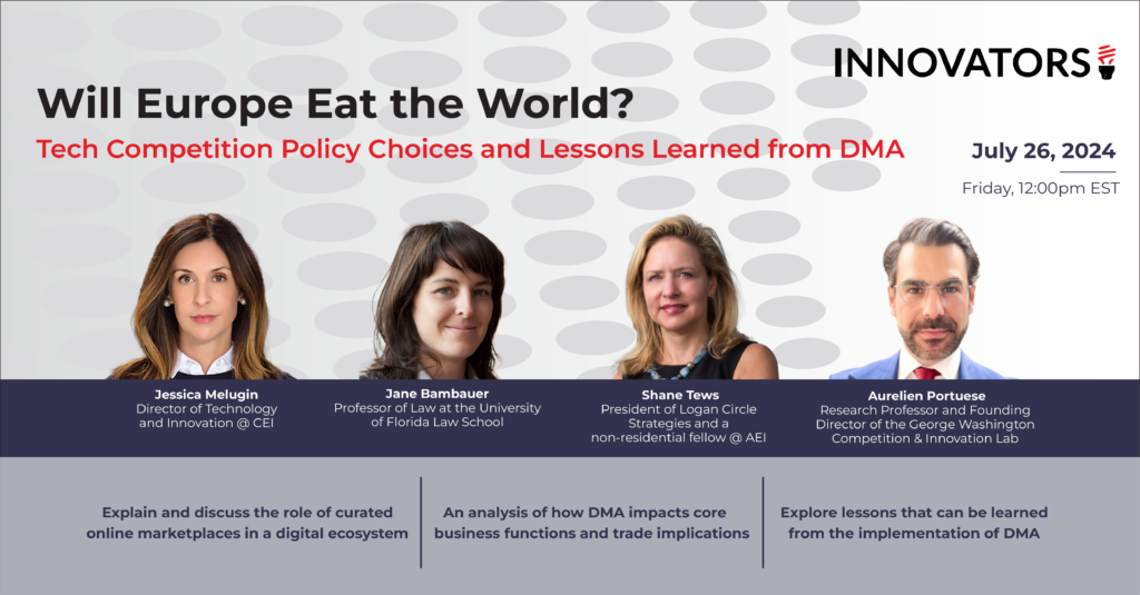 Event Recap: Will Europe Eat the World? Tech Competition Policy Choices and Lessons Learned from DMA